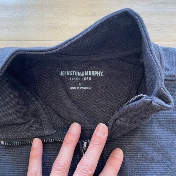 Johnston & Murphy Half Zip Pullover Size Small NWOT - Picture 3 of 5